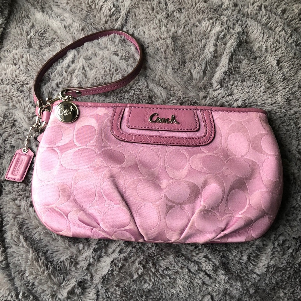 Coach Signature Large wristlet
